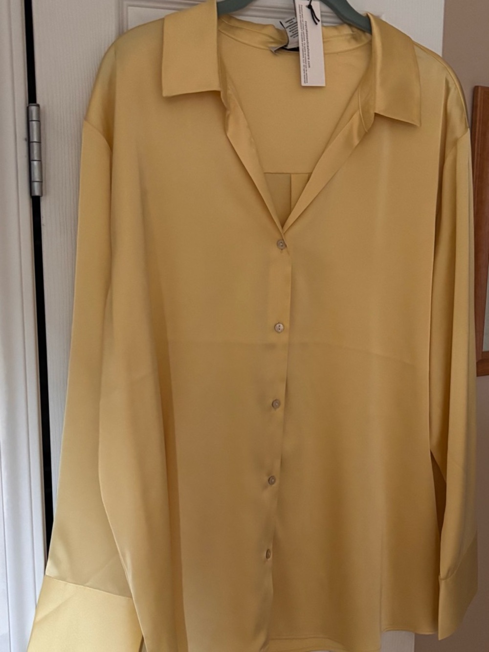 cupcakes & cashmere Yellow Blouse with Tag
